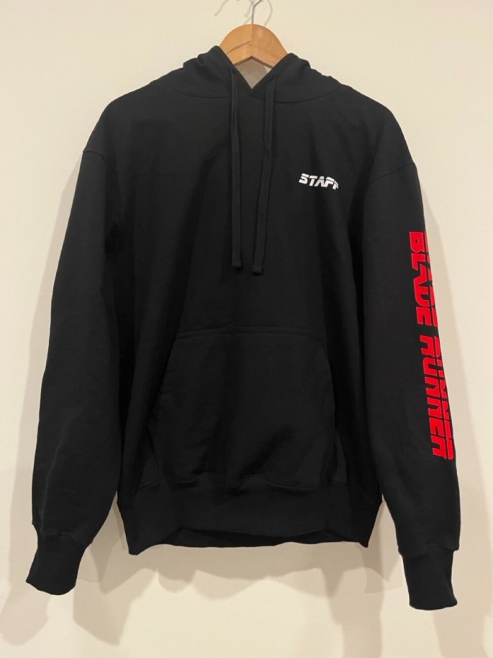 Shaka Wear Blade Runner Black Lotus Anime Heavyweight Hoodie Medium Black